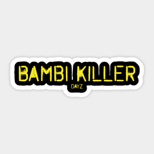 Bambi Killer Yellow design Sticker